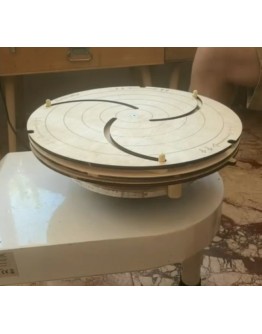 40 Cm El Yapımı Huş Kontrplak Seramik Torna Merkezleme: