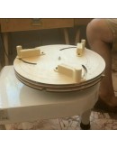 40 Cm El Yapımı Huş Kontrplak Seramik Torna Merkezleme: