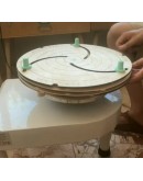 40 Cm El Yapımı Huş Kontrplak Seramik Torna Merkezleme:
