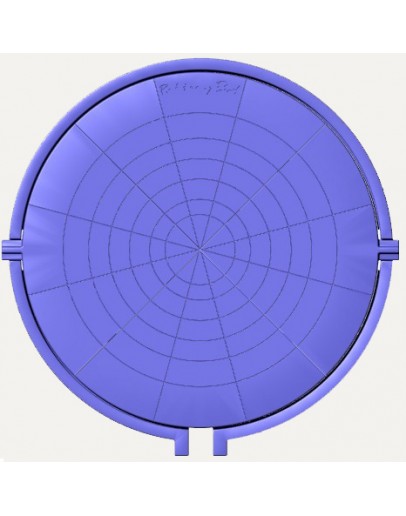 27-28cm 10 lu Pottery Bat Torna Plaka Seti