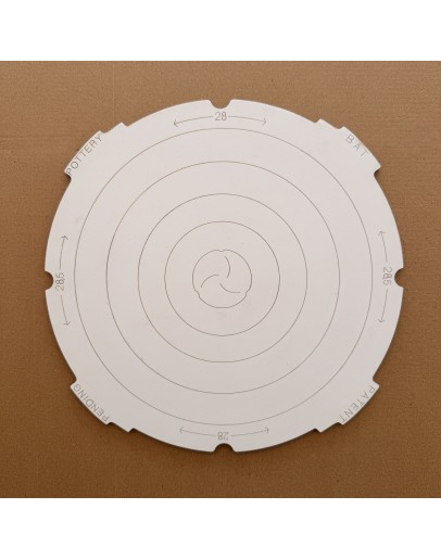 Pottery Bat  1 Adet 28 - 28,5 cm Torna Plaka