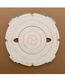 Pottery Bat  28 - 28,5 cm / 15 cm 6 lı Torna Plaka Seti