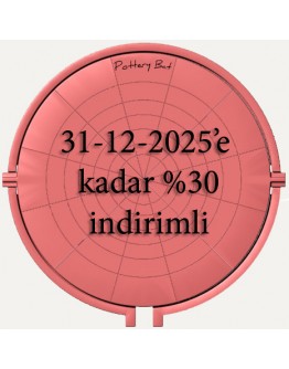 Pottery Bat 30 cm 5 li Torna Plaka Seti