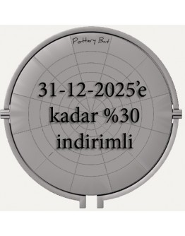 Pottery Bat 35 cm 5 li Torna Plaka Seti