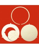 Pottery Bat  35 cm 5 iç 5 tam 10 lu Torna Plaka Combo Set