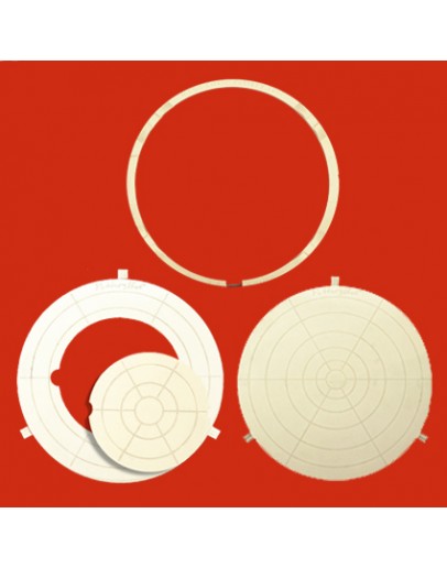 Pottery Bat  35 cm 5 iç 5 tam 10 lu Torna Plaka Combo Set