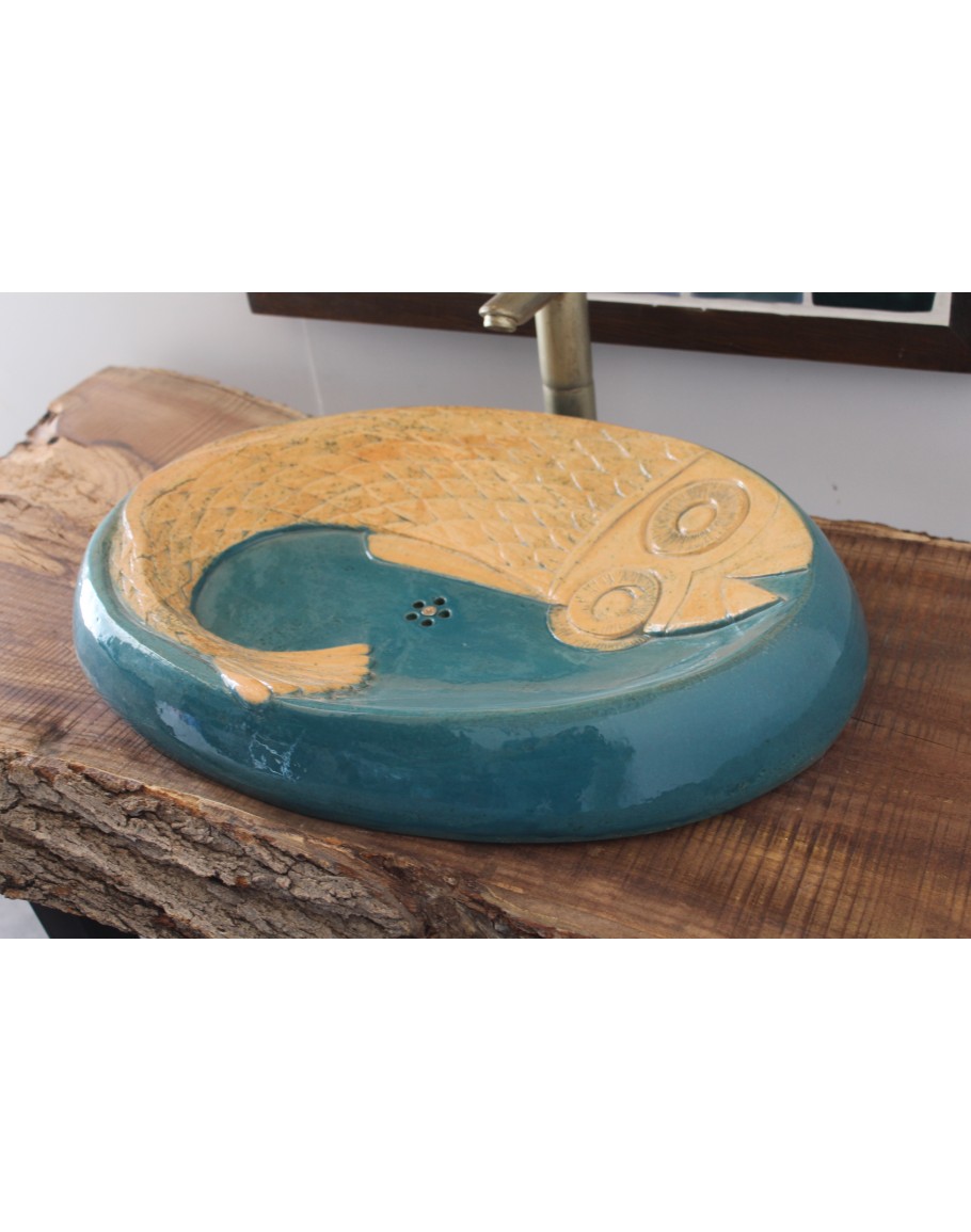 Fish Ceramic Sink