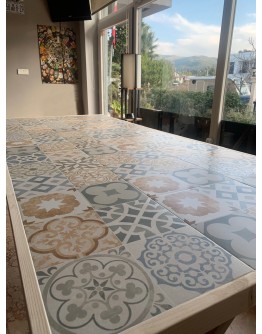 Rustic Tile Ceramic Table