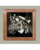 Frogs Sgraffito Tile Panel