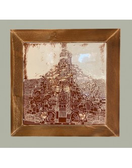Maya Tapınağı Sgraffito Çini Pano