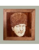 Atatürk Sgraffito Çini Pano
