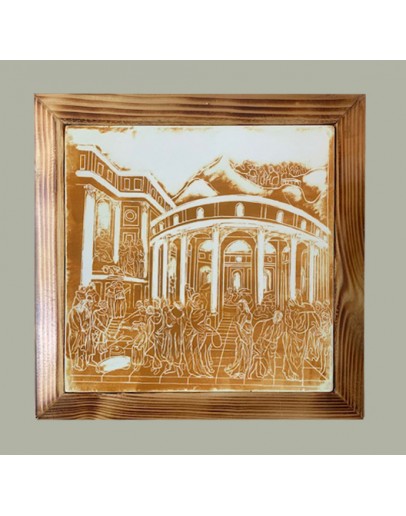 Cennetin Kapilari Sgraffito Çini Pano