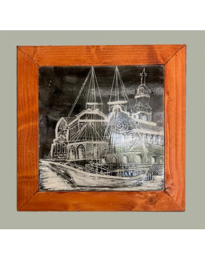 Rıhtım Sgraffito Çini Pano
