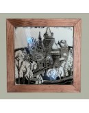 Castle Germany Sgraffito Tile Panel