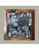 Osmanlı Kadınları Sgraffito Çini Pano
