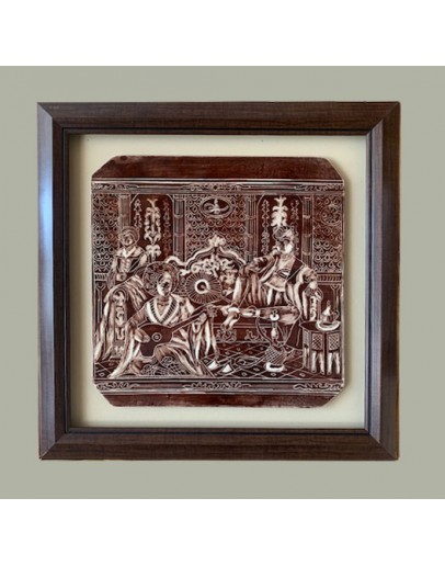 Entertainment in the Palace Sgraffito