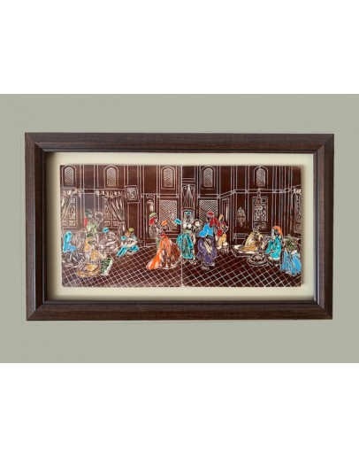 Women Having Fun in the Palace Sgraffito