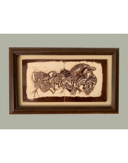 Gods of Troy Sgraffito Tile Panel