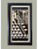 Dimensional Ladder Sgraffito