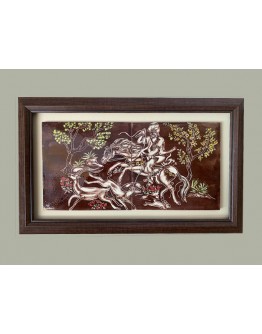 Seljuk Av Sgraffito Tile Panel